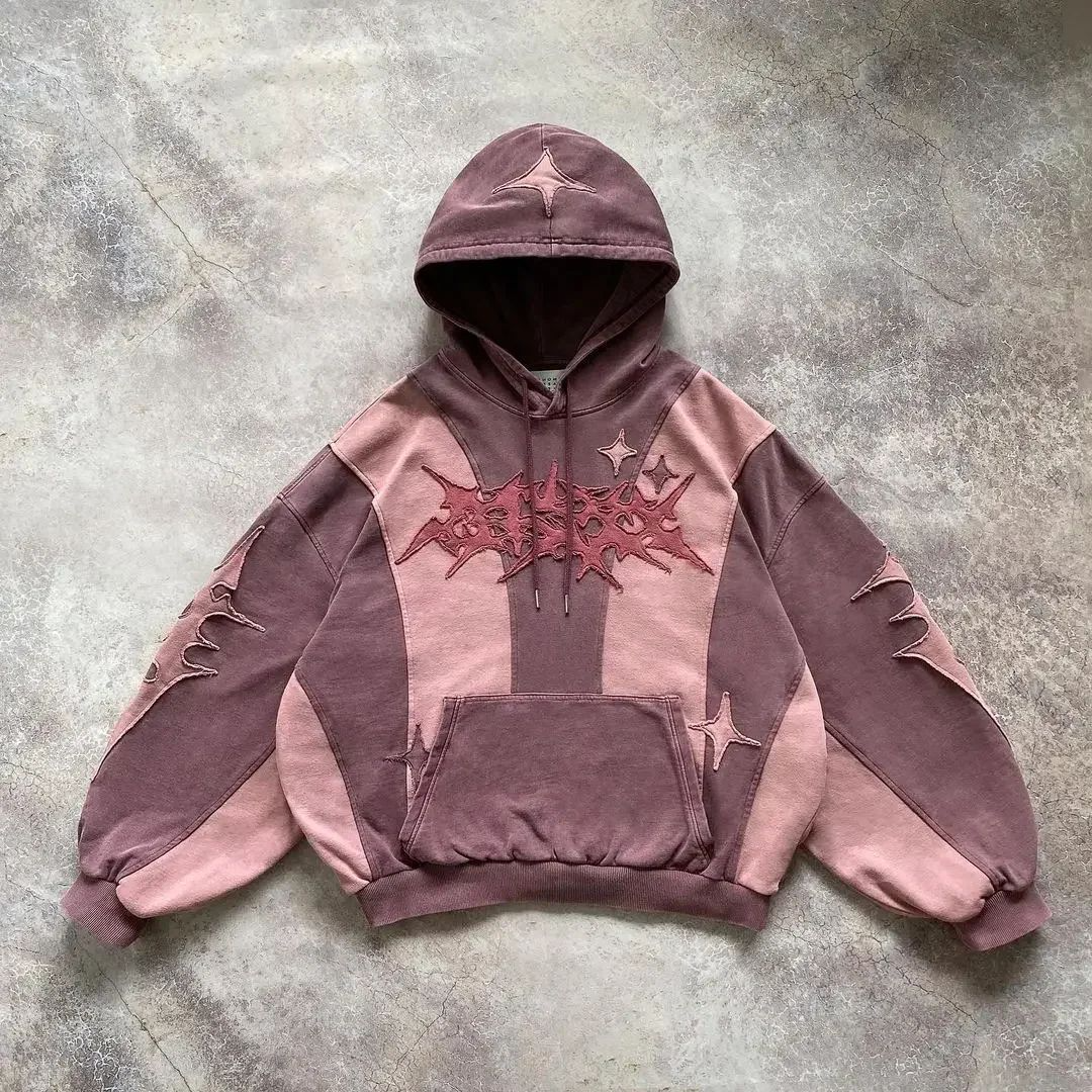 Y2K Grunge Pullover Hoodie